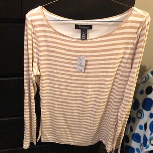 Striped long sleeved shirt